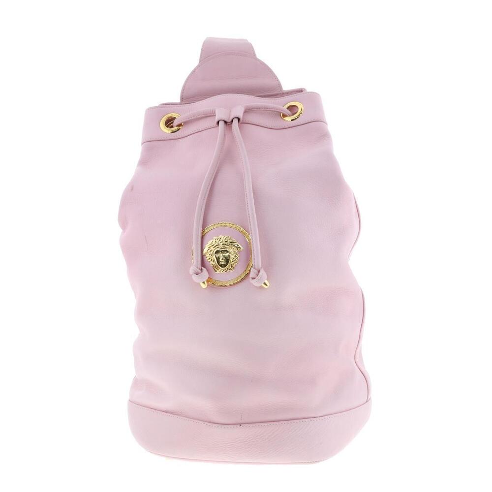 VERSACE Medusa Hobo Bag Shoulder Messenger Pink